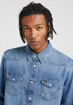 Wrangler 27Mw - Overhemd - Blue 11 Wrangler 27Mw - Overhemd - Blue -Wrangler ff6f8c53a0404750817f3db23623b023