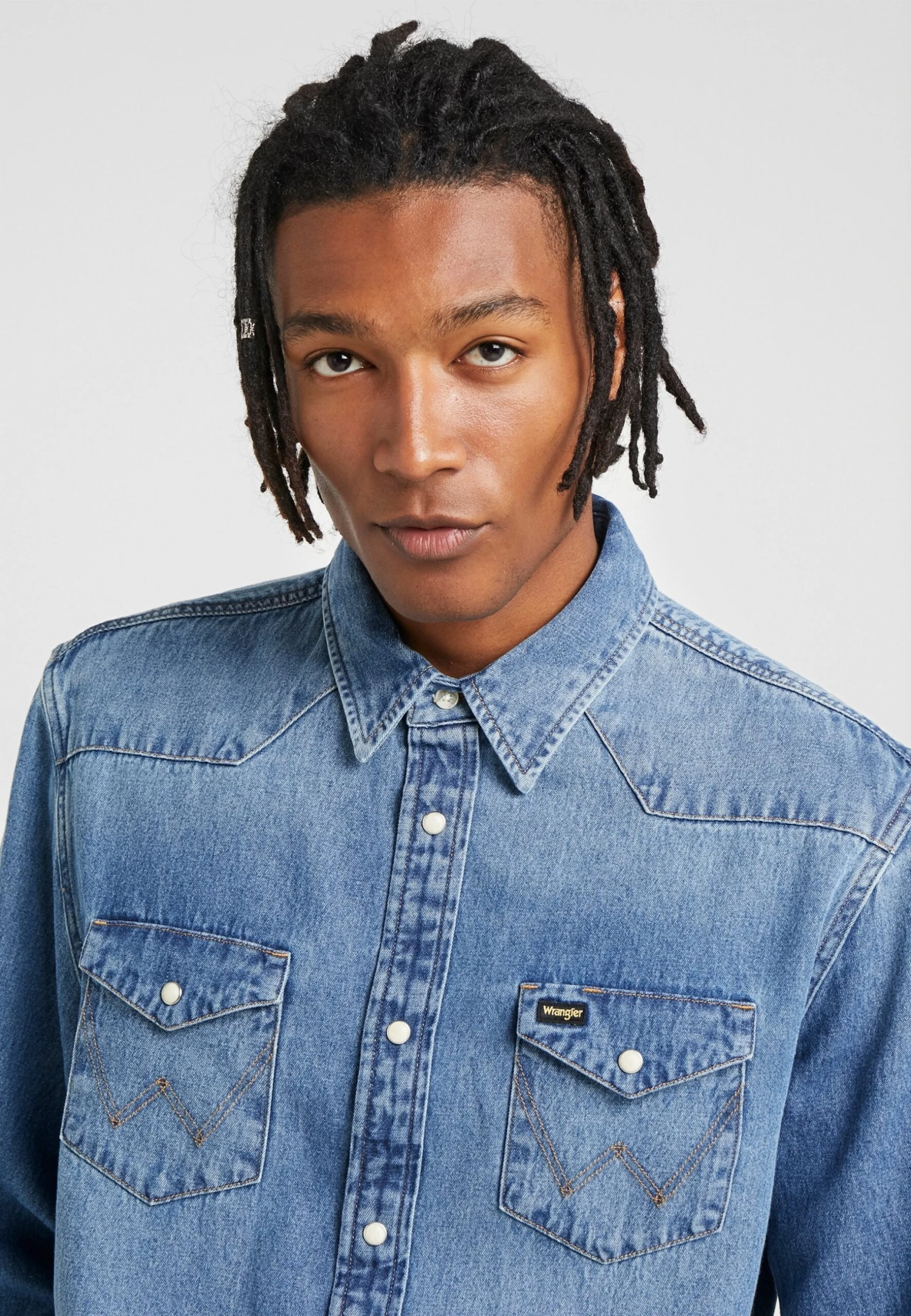 Wrangler 27Mw - Overhemd - Blue 6 Wrangler 27Mw - Overhemd - Blue - Afbeelding 4