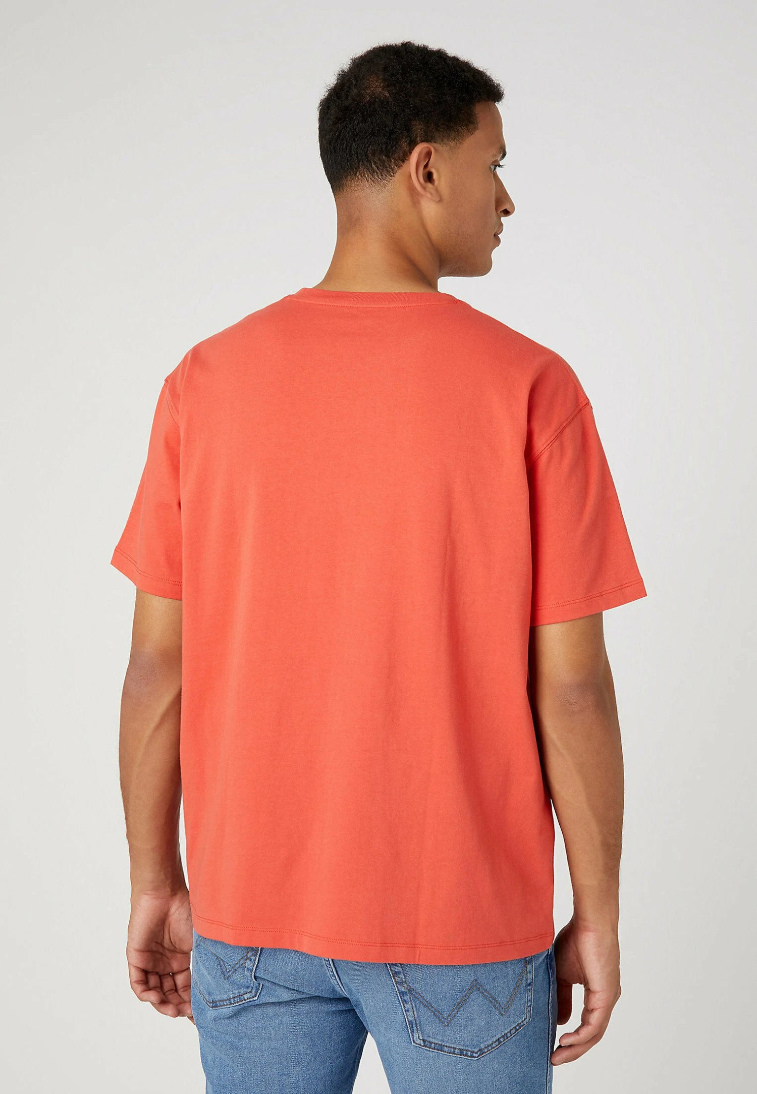 Wrangler Slogan Tee - T-Shirt Print - Light Red 5 Wrangler Slogan Tee - T-Shirt Print - Light Red - Afbeelding 3